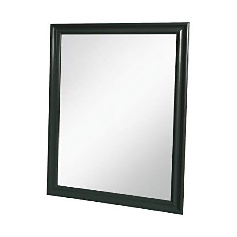 Miroir Mural l. 60 x p. 2 cm x h. 80 cm Misure Specchio: l. 50 x h. 70 cm Colore: Nero Lucido (1/3)