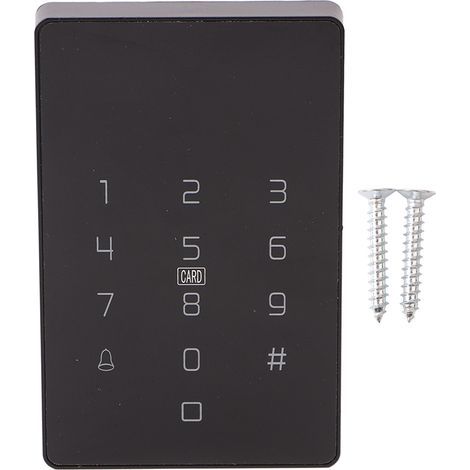 Système de contrôle d'accès aux portes, carte RFID, clavier à mot de passe pour portes en verre et fer (1/5)