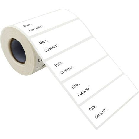 500 congélateur réfrigérateur étiquettes alimentaires rappel résistant à l'eau et à l'huile en rouleau avec ligne de perforation, adhésif amovible (1/4)