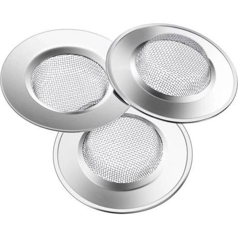 Bouchon de Baignoire,Filtre à Évier,Filtre de vidange en Acier Inoxydable,Empêcher des Débris Obstrués,pour (1/4)