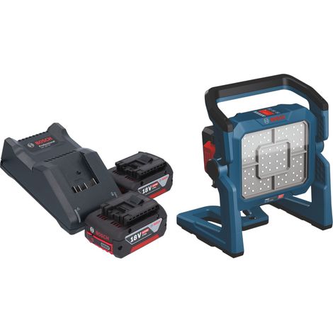 Bosch GLI 18V-5000 Akku Bauleuchte 18 V 5000 lm + 2x Akku 4,0 Ah + Ladegerät (1/5)