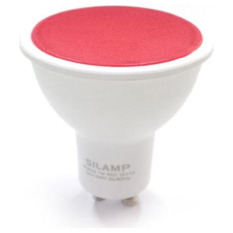 Ampoule LED GU10 7W 220V ROUGE - SILAMP
