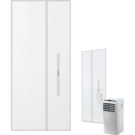 Schiebetürdichtung für mobile Klimageräte und Trockner, 90 x 210 cm – passend für alle mobilen Klimageräte, einfache Montage, kein Bohren erforderlich (1/5)