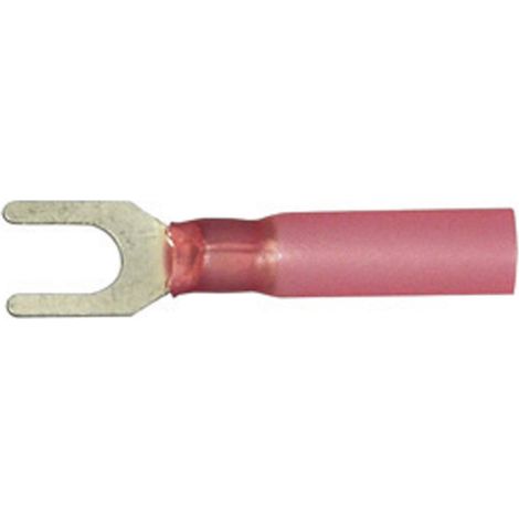 Vogt Verbindungstechnik 3608ch Cosse à fourche avec gaine thermorétractable 0.50 mm² 1 mm² Ø du trou