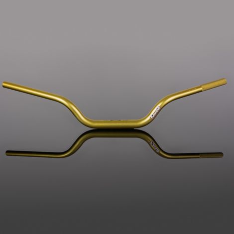 Manillar Renthal Street Fatbar Medium Touring de 28,6 mm (1 1/8 pulgadas) color dorado para motocicleta