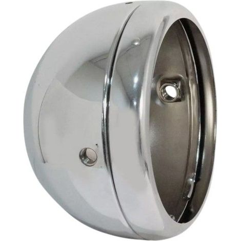 Phare EMGO 2025/02 / Lampe universelle classique chromée (diamètre 5,3/4" 14,60 cm) (type Lucas) (boîtier sans abat-jour) (1/2)