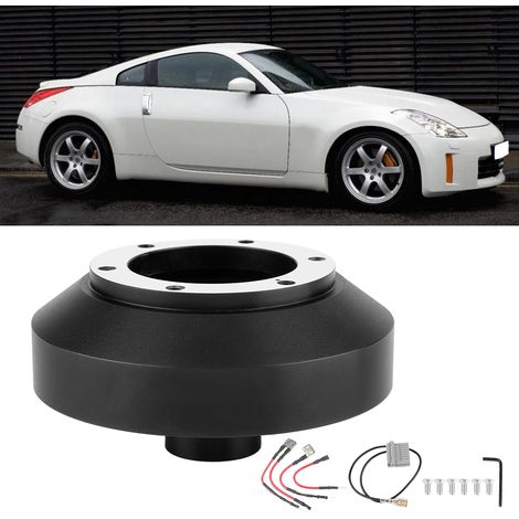 Kit d'adaptateur de volant à déconnexion rapide 6 trous pour Nissan 350Z 370Z Amada Versa (1/5)