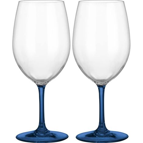 Verres à vin élégants incassables, Wineglass Thango Blue 2 pièces, 60 cl