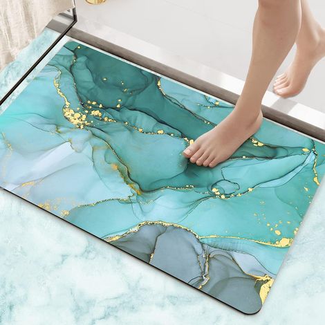 Dengmx-Tapis de Bain Antidérapant 40 x 60 cm - caoutchouc et PVC, 60 cm, compatible enfants et aux personnes âgées - maison / salle de bain (1/5)