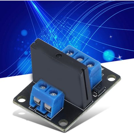 Module de commande CA à déclenchement CC bas niveau HY-M285 5 V avec fusible, relais statique 1 canal 240 V 2 A (1/5)