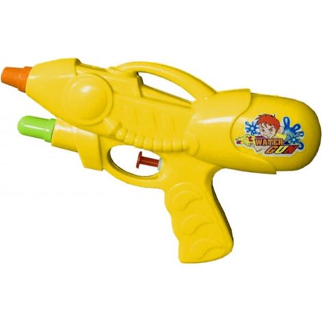 Marbueno pistola de agua plastico presion color amarillo 22x13 cm