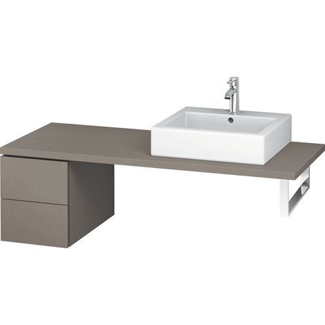 Base armadio Duravit L-Cube Base per consolle, larghezza 320 mm, profondità 547 mm, 2 cassetti, colorazione: Terra Opaco - LC583501414 (1/4)
