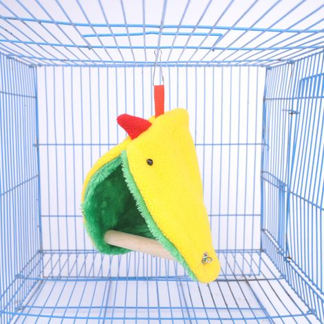 Perchoir pour perroquet, hamac triangulaire suspendu à la cage