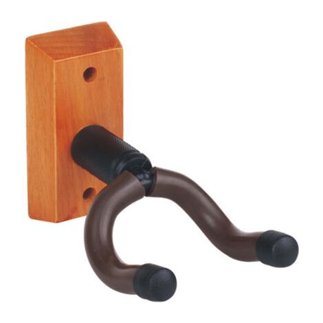 Jeu de 2 crochets pour guitare, support mural pour guitare en bois dur, support mural pivotant pour guitare avec vis pour guitares acoustiques et électriques avec vis (1/5)