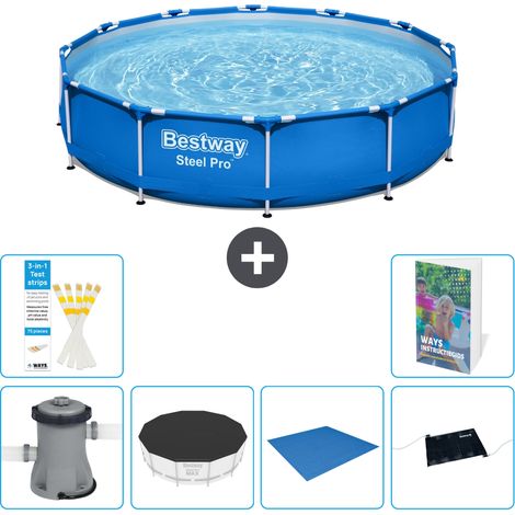 Bestway Piscina Bestway Steel Pro Rotonda - 366x76 cm - 7-pezzi S214 (1/5)