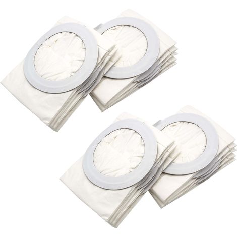 vhbw 20x Vacuum Cleaner Bag compatible with Nilfisk Adgility 6X, Back Vac 6, Comfort Pak 6 Vacuum Cleaner, paper, White