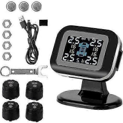 Mini capteur de pression des pneus, système de surveillance de la pression des pneus pour automobiles, outil de diagnostic des pneus, accessoires numériques sans fil pour véhicules tout-terrain 4x4 (1/5)