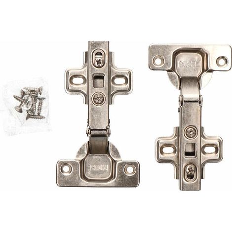Charnière Bol Clip Droit 35mm Fixation Rapide, Ouverture Standard - Edm (1/2)
