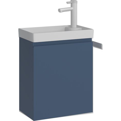 Waschtischunterschrank "Ferla 40" – 40 x 22 x 50 cm – Petrolblau (1/3)