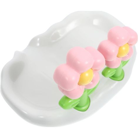 Elegante Tür – Tür mit Blumendekor – Robustes ABS-Material – Ideal fürs Badezimmer (1/5)