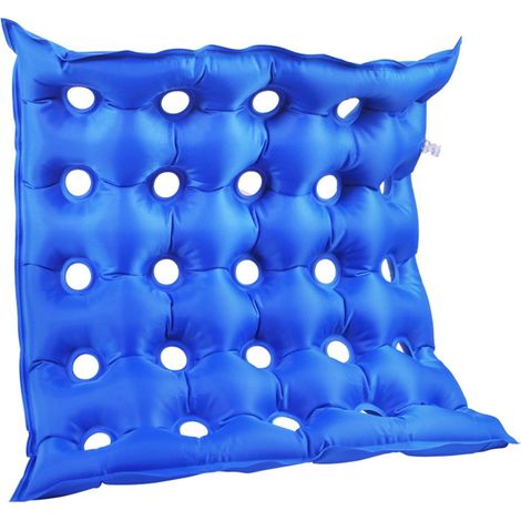 Coussin De Siège Gonflable - 45 x 45 cm - Pour Avion Voiture Bureau Fauteuil Roulant - Réglable En Pression - 1 Pièce (1/5)