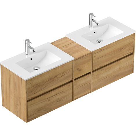 Badmöbelset Taifun 170cm eiche gold (1/5)