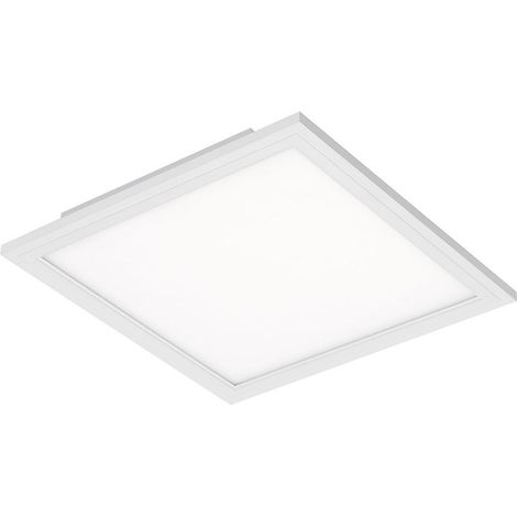 BRILONER Simple LED Panel, Neutralweißes Licht, weiß, 29,5 x 29,5 x 5,5 cm