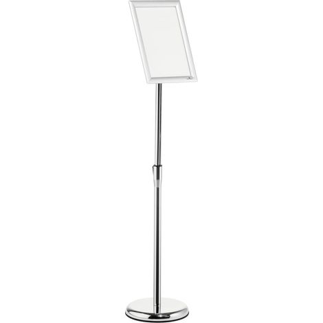 Durable 479823 Supporto da pavimento per info con telaio pieghevole in alluminio 1 x DIN A4 250 mm x 1205 mm x 250 mm 1 (1/5)
