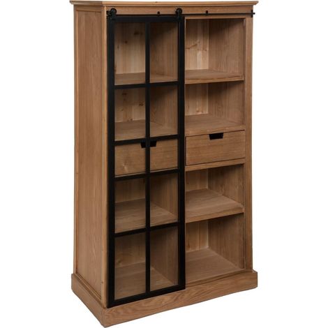 Vitrine 2 tiroirs Longueur 80 x Profondeur 40 x Hauteur 150 cm (1/5)