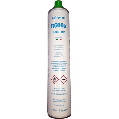 Ricarica gas r600a, 420gr