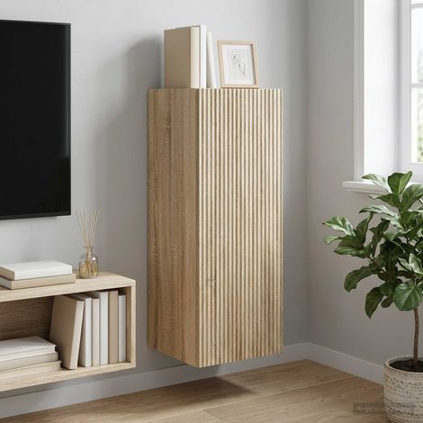 Armoire Murale Chêne Sonoma 33 x 34,5 x 90 cm Bois d'ingénierie vidaXL