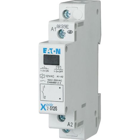 Eaton Z-S12/S relé eléctrico blanco 16 A 250 V