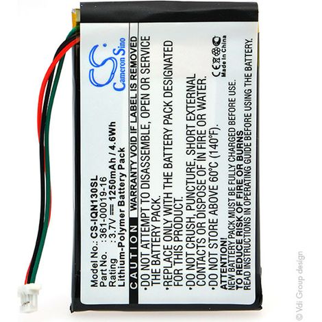 NX - Batterie GPS 3.7V 1200mAh - 361-00019-16361-00019-12 (1/3)