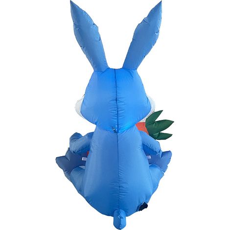Lapin gonflable de Pâques avec lumières LED, décoration pour jardin et pelouse. (1/5)