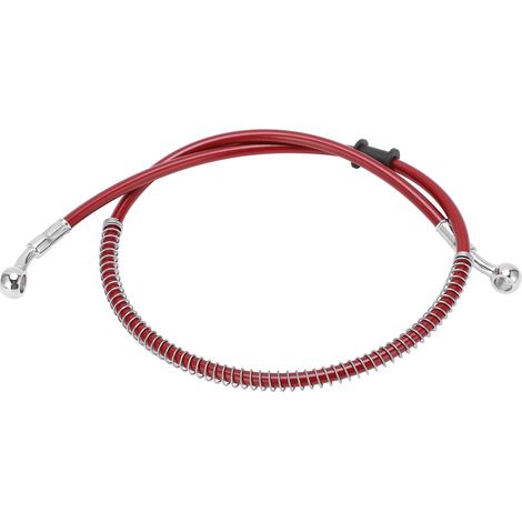 de frein de moto 90 cm 35 4 pouces en acier rouge et PVC (1/5)