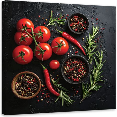 Wandbild Gemüse Tomaten Lebensmittel 20x20 (1/5)