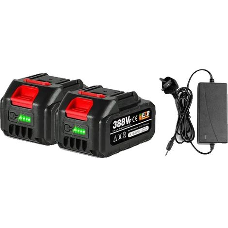 Batterie Lithium Ion Rechargeable, Haute Capacité, Large Compatibilité, 2 388VF-1 Chargeur (1/2)