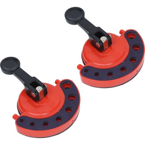 2 guides de scie cloche réglables, multifonctionnels et faciles à utiliser, en ABS et caoutchouc de qualité supérieure pour carrelage et verre. (1/5)