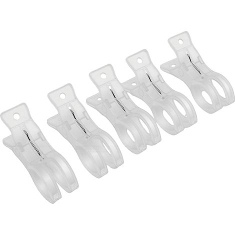 Pinces à ressort transparentes Garosa, lot de 20 en plastique 8,9 (1/5)