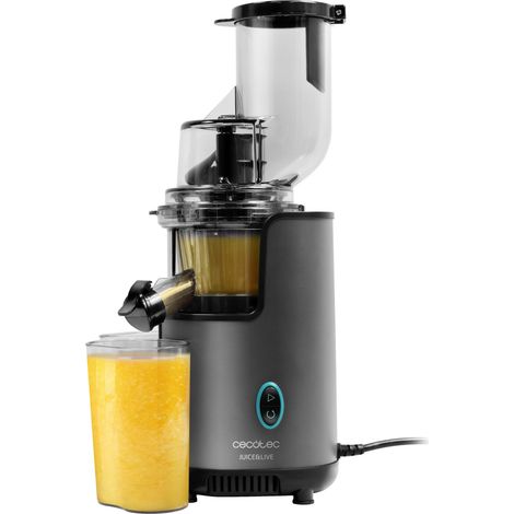 Cecotec Estrattore Frutta e Verdura a Freddo Juice&Live 2500 EasyClean Brush. DC 200W, 70RPM, BPA-Free, 3 Posizioni, Slow Juicer, Filtro EasyClean, Antigoccia, Tritan, Caraffa Polpa e Succo (1/4)