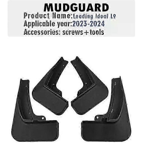 Unique 2023 2024 2025 POUR Leader idéal L9 Bavettes garde-boue Garde-boue Aile Garde-boue Protection anti-éclaboussures Accessoires auto Avant Arrière 4 pièces (1/4)