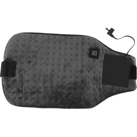 Ceinture chauffante USB réglable pour taille, cou, genoux - Chauffage rapide, gris foncé