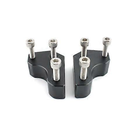 Rehausseurs de guidon pour moto Kawasaki GTR1400 2008-2022 (couleur titane) (1/5)
