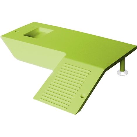 Plateforme de repos pour tortues – Terrasse d'escalade pour reptiles, scène de repos stable, rampe de détente à aspiration sécurisée Accessoire de relaxation pour habitat surélevé pour tortues, gren (1/5)