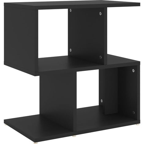Maison Exclusive - Comodino Nero 50x30x51,5 cm in Legno Multistrato