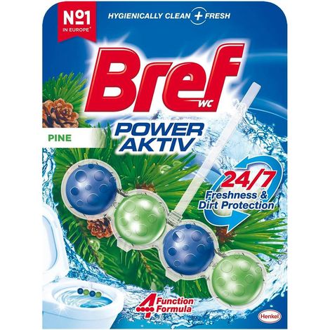 Bref Power Aktiv Palline di pino per appendere il WC 50g