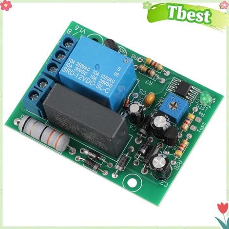Tbest Module de minuterie Module de commutation de retard de minuterie 220VAC, carte d'arrêt outillage electrique 0 à 10 secondes (1/5)