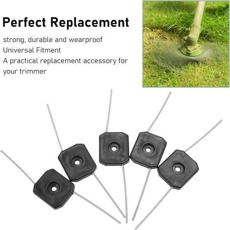 Tête De Coupe, 5 Pièces 150 mm Tete Débroussailleuse Accessoires pour Coupe-Bordures Plastique et Fil Tête de Coupe-Bordure Efficace pour Jardins et Pelouses (1/5)