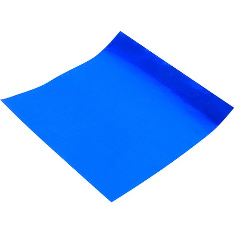Lot de 100 pièces papillotes carrées en aluminium pour bonbons sucreries chocolat sucettes confiserie 3" x 3" bleu