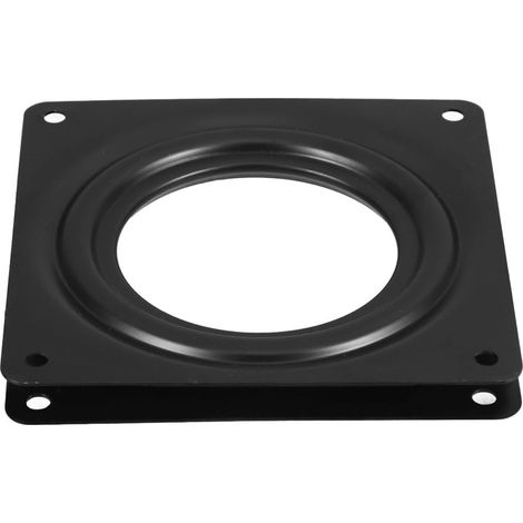 pivotant carré 71 x 71 mm noir roulement à 360 pour meubles (1/5)